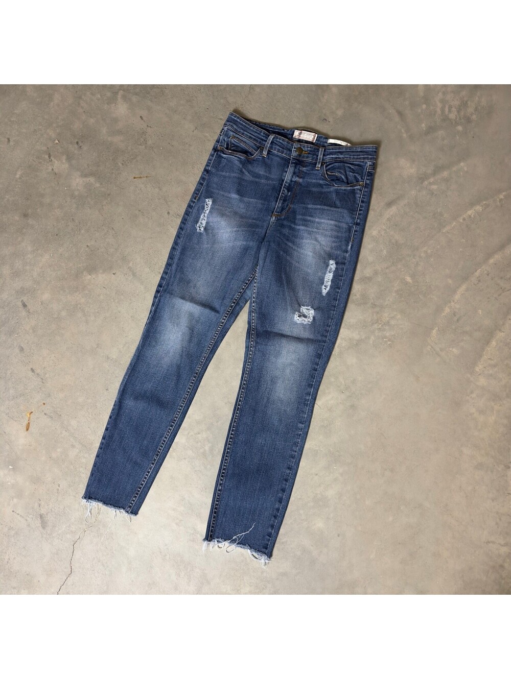Guess 1981 Skinny Jeans Womens 30 Blue High Rise